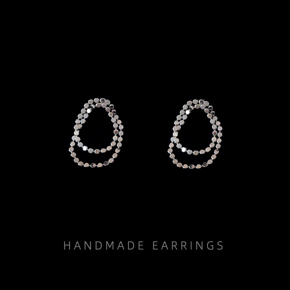 Fashion Earring/ S925 Silver Needle/ 14K Gold Plated - Picture 4 of 8